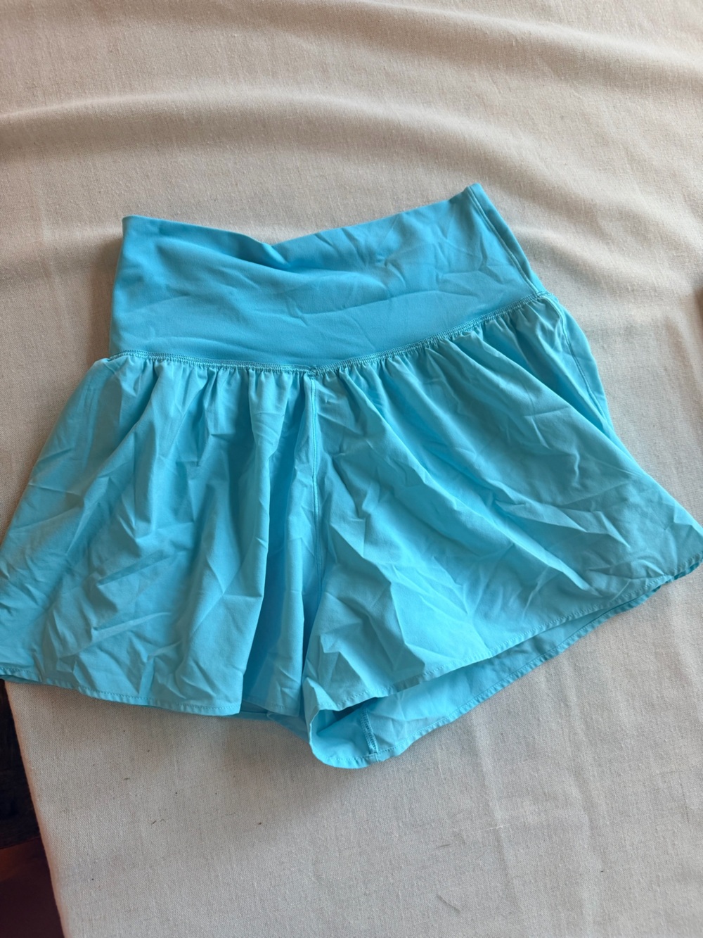 Aerie OFFLINE Light Blue Athletic Shorts - Picture 3 of 3